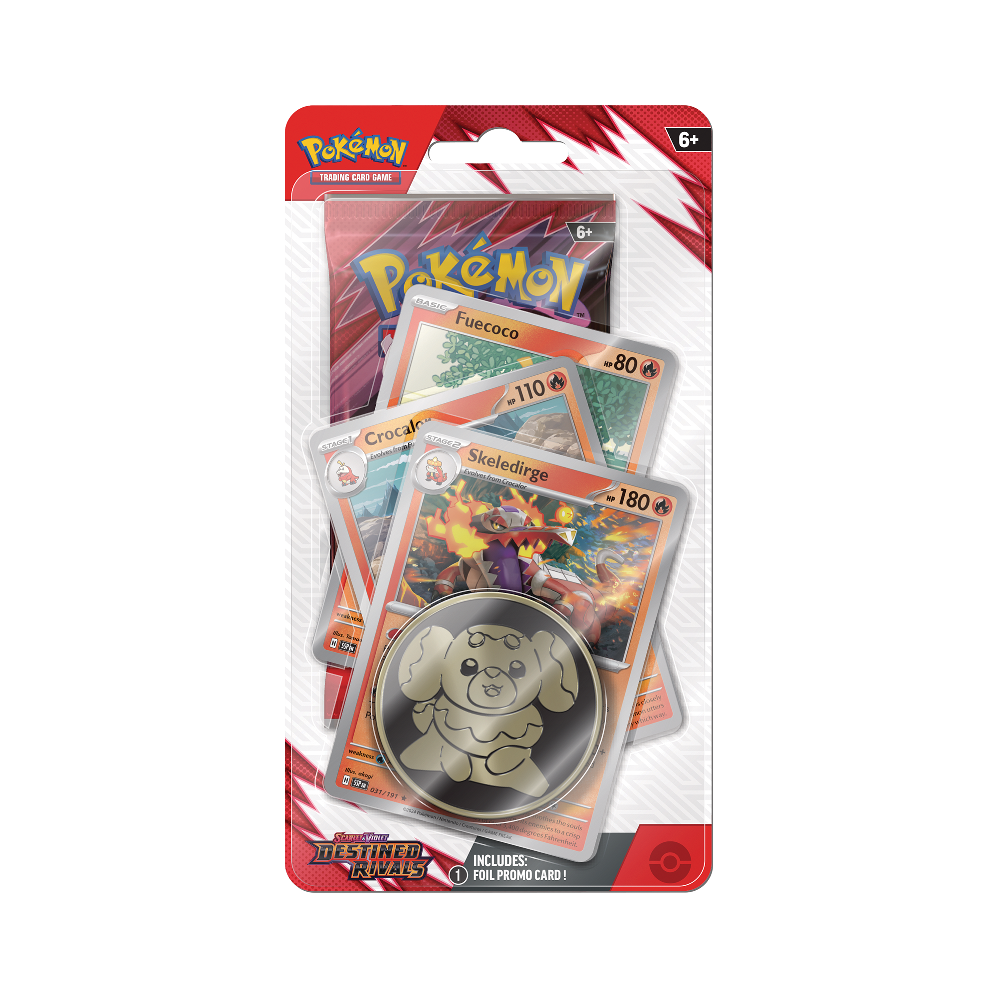 Pokemon TCG - Scarlet & Violet - Destined Rivals - Premium Checklane Blister