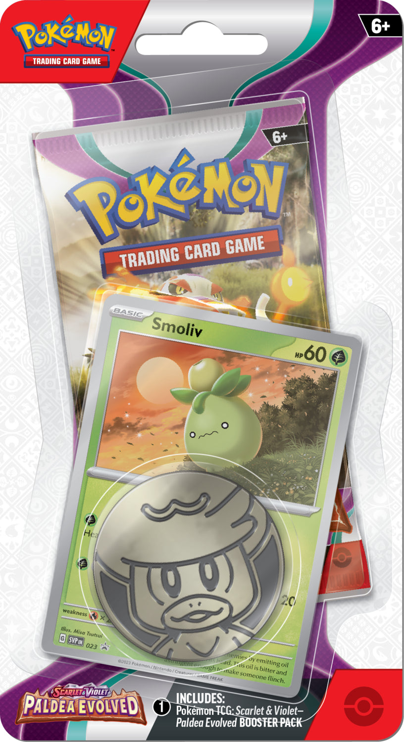 Pokemon TCG - Scarlet & Violet - Paldea Evolved - Checklane Blister