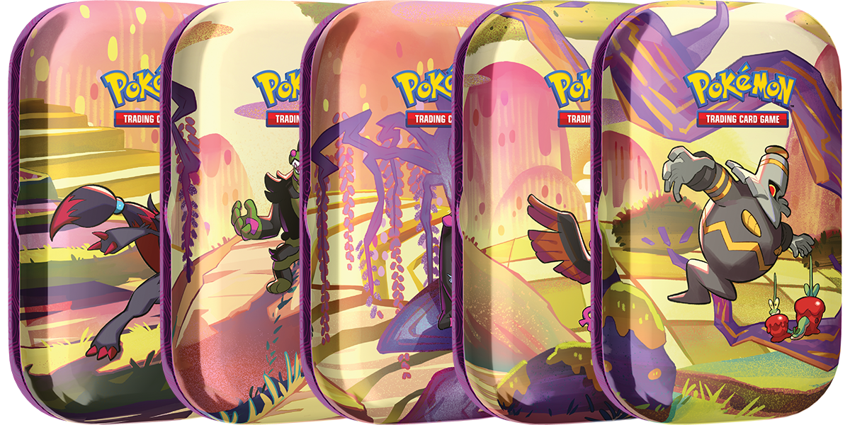 Pokemon TCG - Scarlet & Violet - Shrouded Fable - Set of 5 Mini Tins