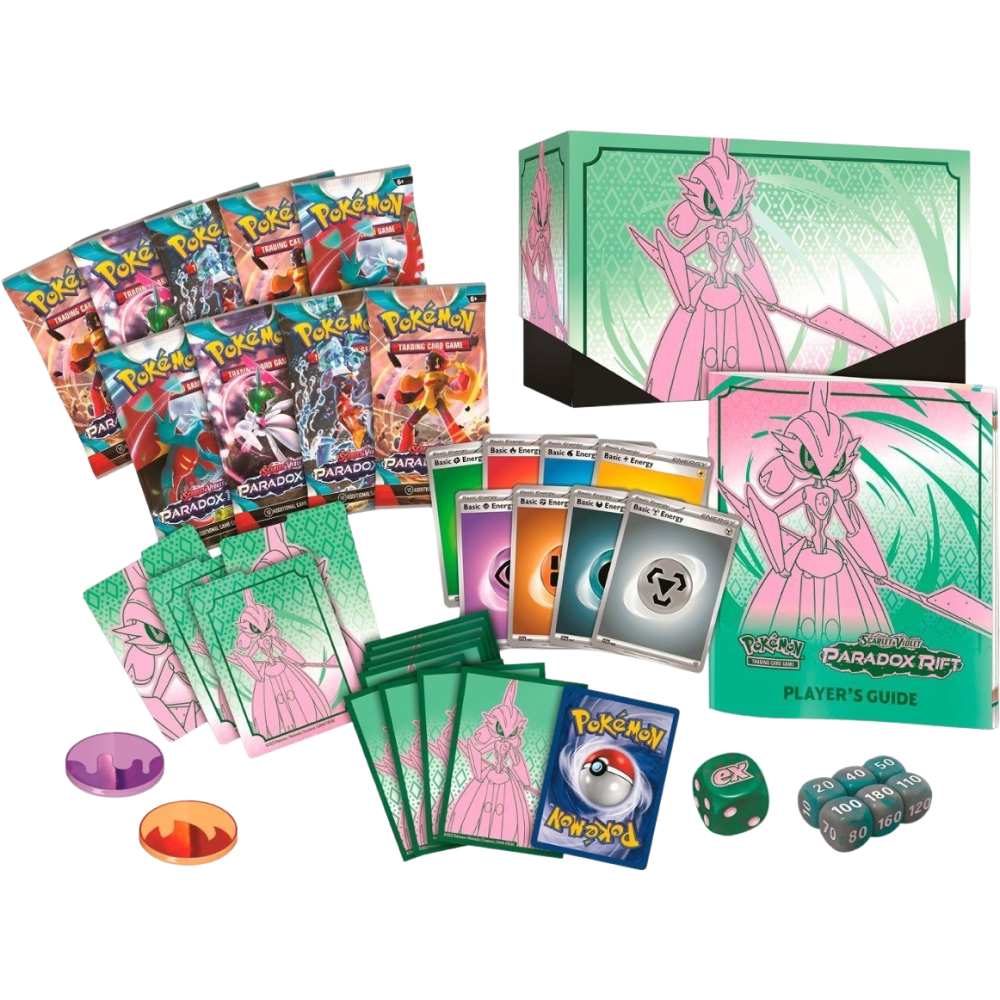 Pokemon TCG - Scarlet & Violet - Paradox Rift - Elite Trainer Box (ETB) - Iron Valiant